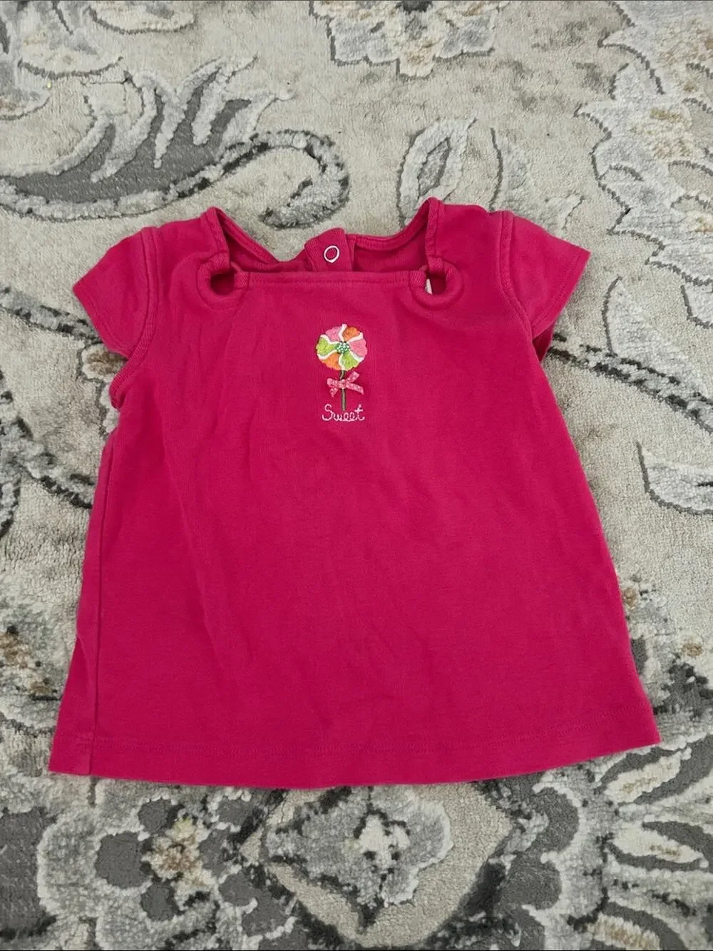 Gymboree Girls' Sweet Pink Short-Sleeve Top